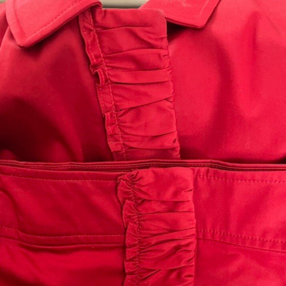 Talbots red 2 piece suit- size 10P